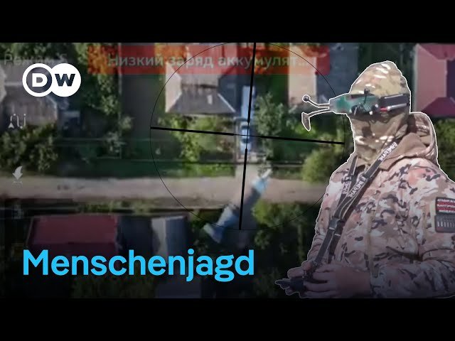 Wie russische Drohnen eine ukrainische Stadt terrorisieren