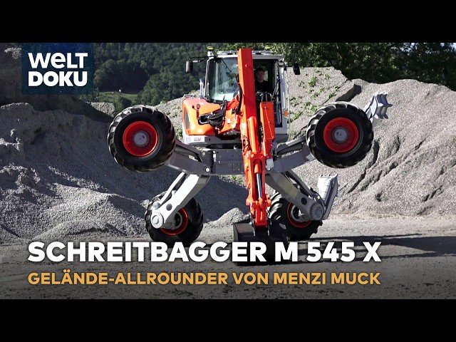 Der Schreitbagger M 545 X: Meister aller Gelände mit unglaublichen Fähigkeiten!