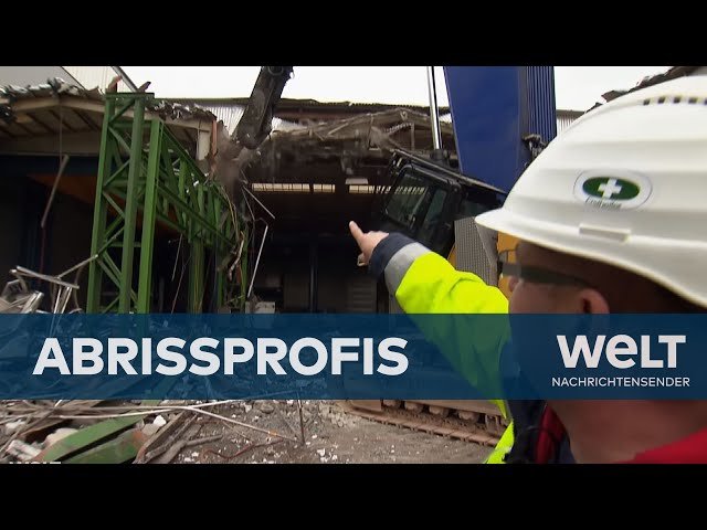 Bagger, Schutzhelm, Presslufthammer: Abrissprofis im Einsatz